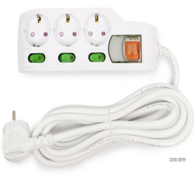 곰돌이네상점 멀티콘센트 5M 4구멀티탭, 5구