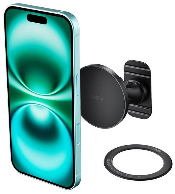 IOttie ITap 2 마그네틱 대시보드 자동차 마운트 홀더 || 아이폰 Xs Max R 8 플러스 7 삼성 갤럭시 S10 E S9 S8 엣지 노트 9 및 기타 스마트폰용 거, Flush Mount, iTap 3