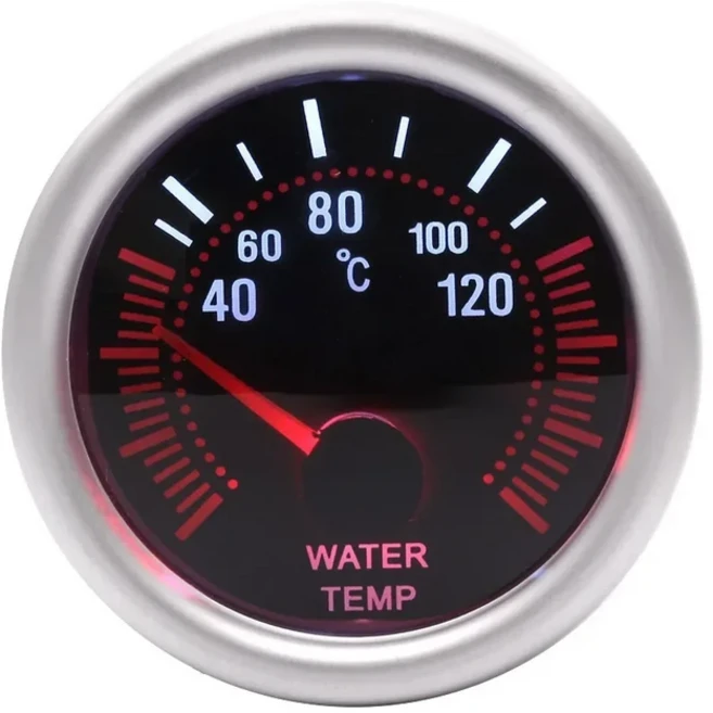 부스트 게이지 바 Psi 자동차 52mm 터보 기계식 진공 측정기 7 색 수온 오일 전압계 타코미터 Rpm Tacho, 09 water temp gauge