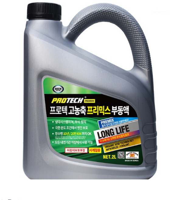 프로텍 물없이 바로 쓰는 녹방지 기능 고농축 부동액 첨가제 냉각수/부동액, 1개, 4L