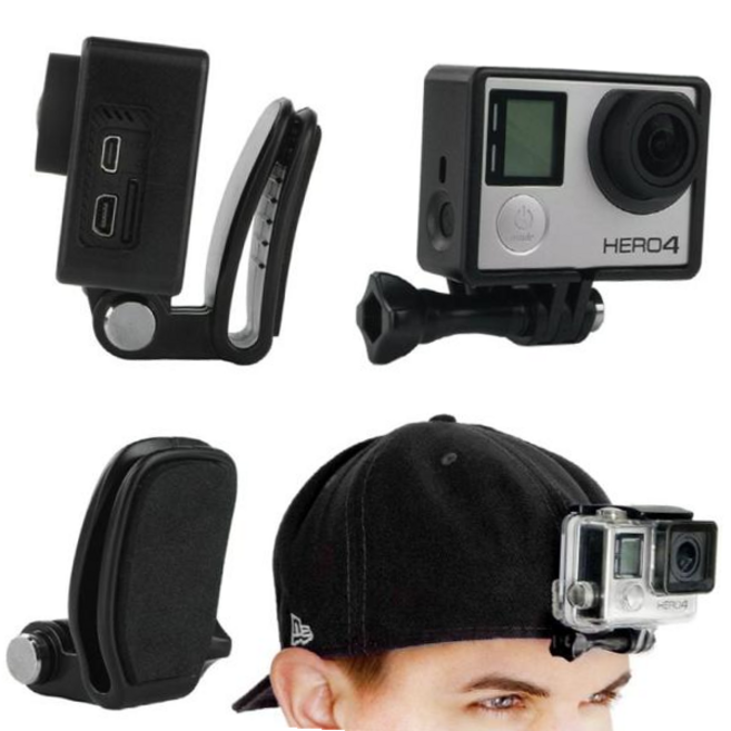 SJ4000 액션캠 모자 클립 마운트 백팩 고프로 히어로 7 6 5 4
