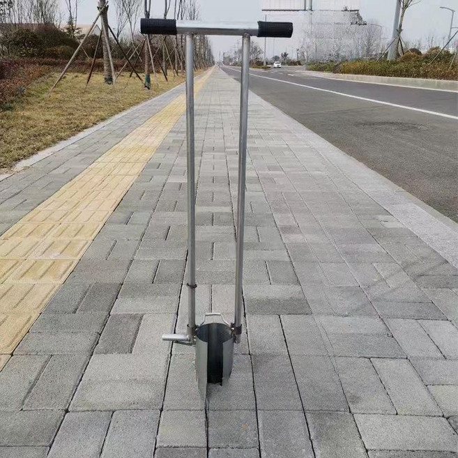 모종심기 파종기 농업용 흙파기 땅파기 천공기 아연도금관 모종 묘목 톱니형, 120 구경, 1개