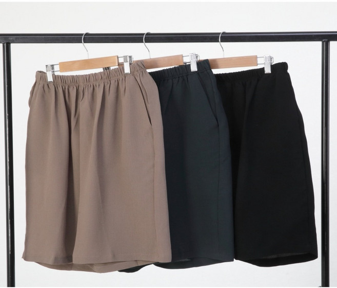 (인견총각) 국산 요루인견 반바지 시원한 잠옷 외출복 실내복 데일리 가족 바캉스 엄마 할머니 휴가룩