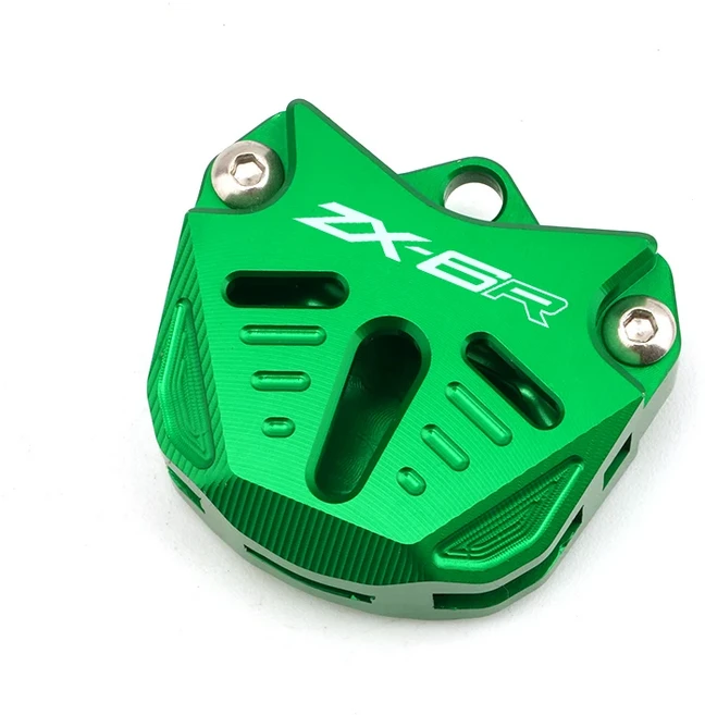 가와사키 닌자 ZX6R zx 2011 - 키 쉘 케이스 커버 열쇠 고리 CNC 액세서리 오토바이, 09 A Green