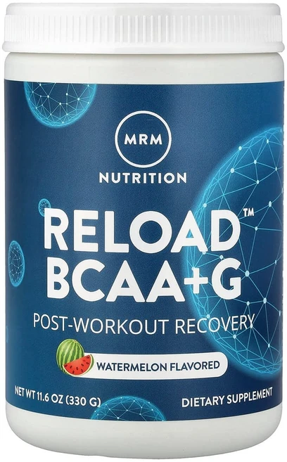 MRM Reload BCAA+G 운동 후 제 수박 맛 330g(11.6oz), 330g, 1개 - 쿠팡