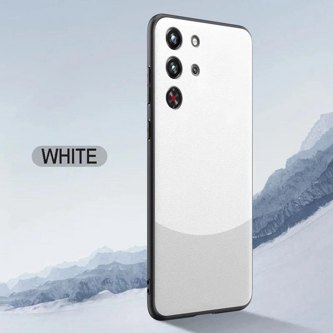 누비아 레드 매직 케이스 커버 스킨 가죽 질감 소프트 범퍼 프로 플러스 폰 펀다, 04 ZTE 누비아 레드 매직 10 프로, 01 공간, 1개