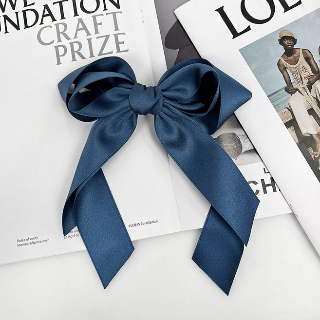 투솜 여성골프핀 프라하 고급 골프리본핀 롱 헤어 테니스 리본핀 8컬러 핸드메이드 필드아이템 크리스마스