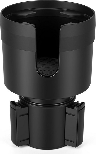 Kincown 차량 컵 홀더 확장기 조절 가능한 받침대가 있는 차량용 대형 연장기 Yeti Hydro Flask 2432oz 3-3.9 크기 물병을 위한 물병 어댑터 블랙
