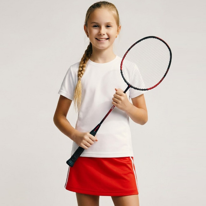 스페이드랩 주니어 초등학생 배드민턴 카본 라켓 + 케이스, 1개, 카본 엣지