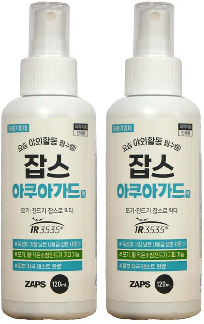 잡스 아쿠아가드액, 2개, 120ml