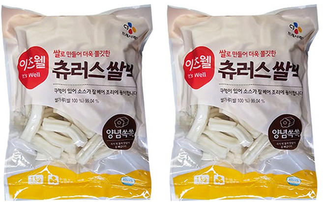 이츠웰 츄러스 쌀떡, 2개, 1kg