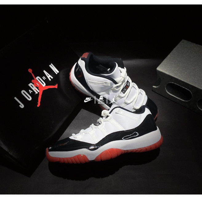 Air Jordan 11 Retro Low 白紅氣墊籃球鞋 AV2187-160, 1個, 下單後請注意商品諮詢可加速出貨此選項請勿下單