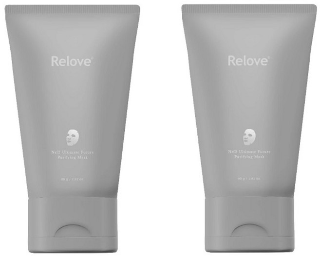 RELOVE 拋光酵母面膜, 1組, 2入