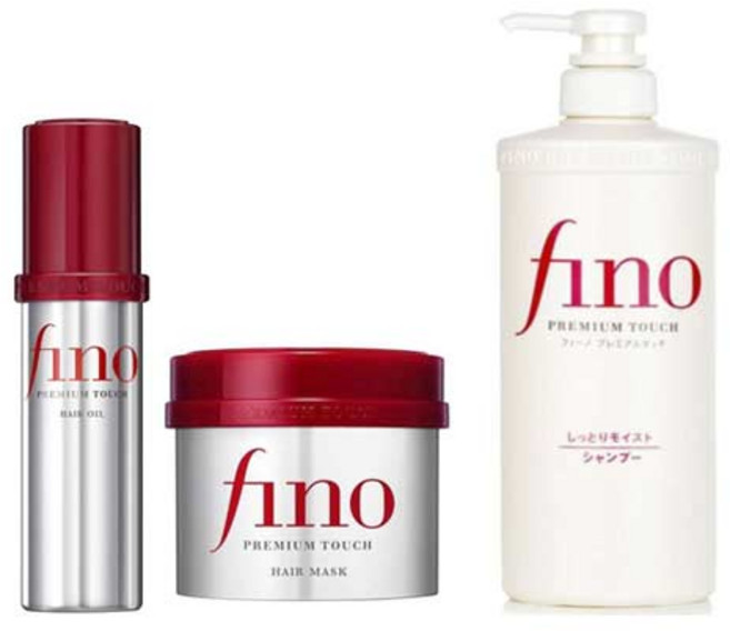 피노 프리미엄 터치 모이스트 샴푸 550ml + 헤어 마스크 230g + 헤어 오일 70ml 세트, 1세트