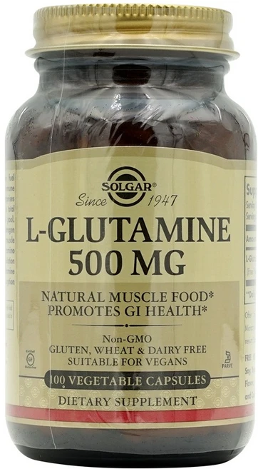 솔가 글루타민 L 글루타민 500mg 100캡슐 x 1통 L-Glutamine, 100정, 1개 - 쿠팡