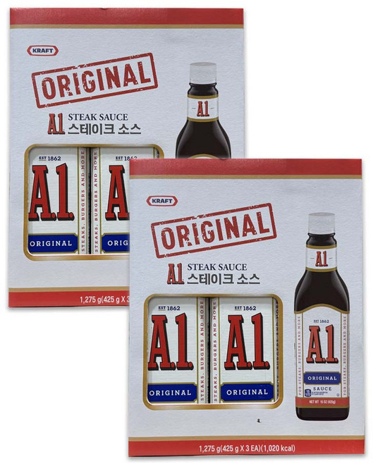 KRAFT A1 스테이크소스 / 코스트코, 6개, 425g