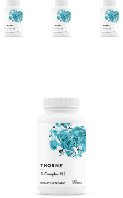 쏜리서치 B-컴플렉스 #12 베지테리안 캡슐, 60정, 4개