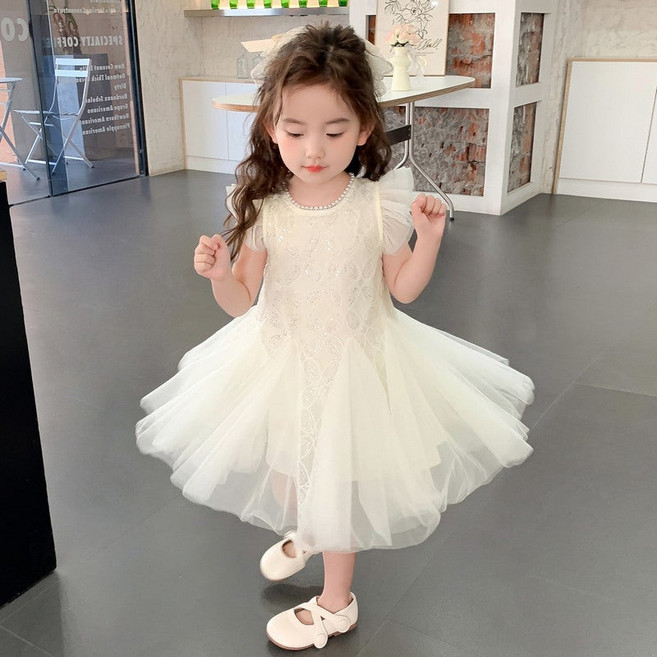 슈가푸딩 퓨어스팽글드레스 아동원피스 아동신상 아동펄드레스 하객룩 아동생일파티 촬영룩