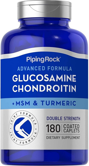 파이핑락 글루코사민 콘드로이틴 MSM 플러스 터메릭 캐플릿, 180정, 1개