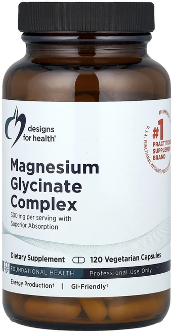 아이허브 글리신산 마그네슘 복합체 300mg 베지 캡슐 120정(캡슐당 150mg), 1개, 120정 - 쿠팡