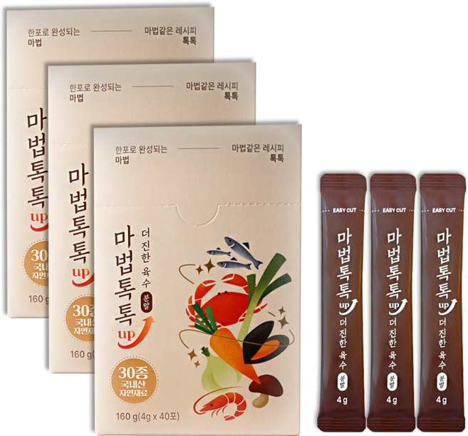 [인포벨]애드크로스 홈쇼핑 장미화 마법톡톡 더진한 육수 분말 만능 해물 멸치 육수 가루 요리 천연 조미료, 492g, 1세트