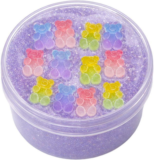 말랑코코 슬라임 달달구미베어 젤리 클리어 슬라임 물젤리, 1개, 250g, 혼합