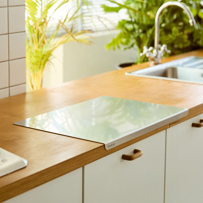 테르헨 316 스텐 도마 무연마제 국산도마, 1개, 눈금형