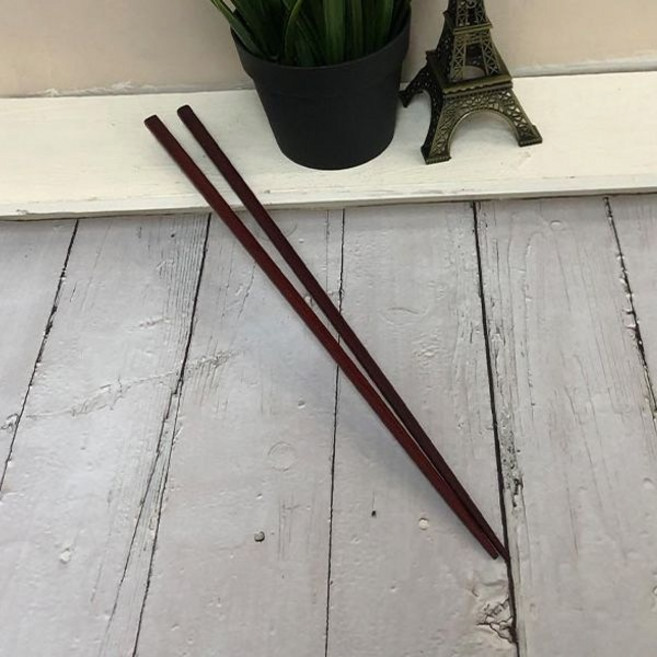 옻칠 튀김젓가락 33cm 요리용 조리 젓가락 나무 주방 도구