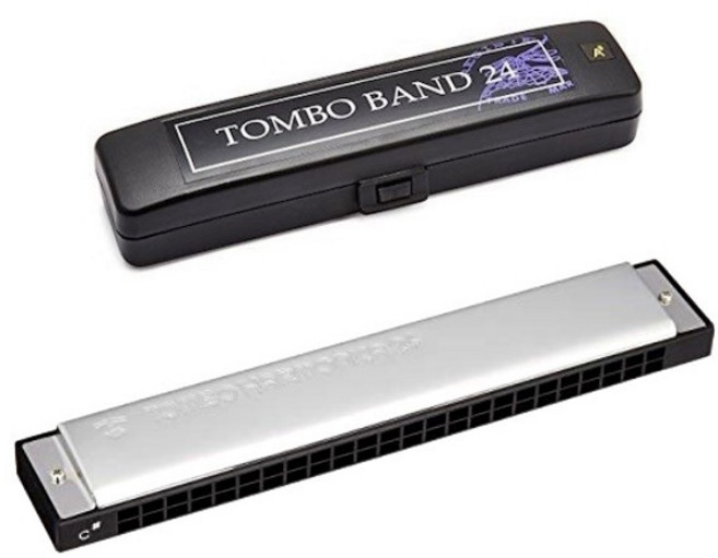 蜻蜓 TOMBO Band 24 No.3124 C調 24孔複音口琴, 1個