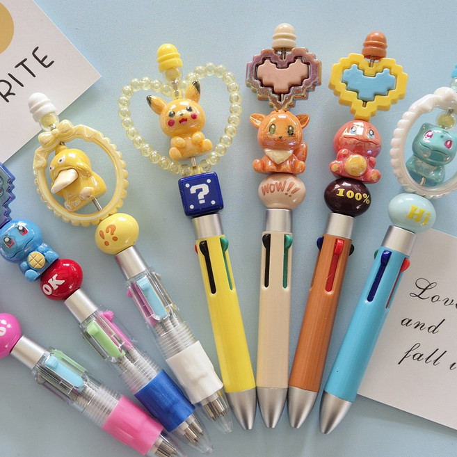 몬스터 볼펜 꾸미기 DIY 동대문 볼꾸 재료, 7개, 몬스터세트