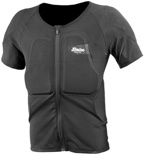 코미네 KOMINE SK880 에니그마 G2 하프 슬리브 아머 티셔츠형 인너 프로텍터 CE 규격 레벨 2 충격 흡수 통기성 신축성