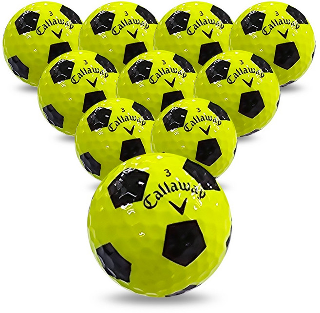 나이스골프 캘러웨이 트루비스 축구공 컬러 A+등급 로스트볼, 10개, 1개