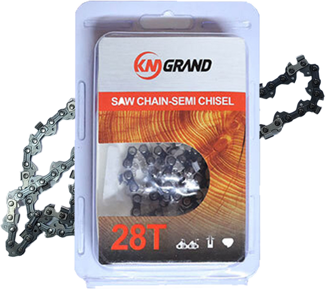 16인치 교체용 체인날 90-28 그린웍스 G-MAX 40V 충전톱 엔진톱 교체용 톱날, 1개