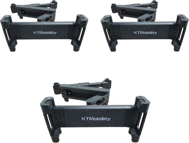 KTMOBILLITY 차량 뒷좌석헤드레스트테블릿PC 핸드폰 거치대, 3개