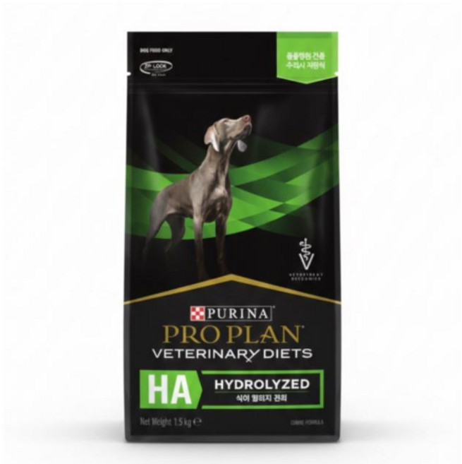 [동물병원직영] 퓨리나 프로플랜 HA 강아지피부질환사료 하이포알러제닉, 1.5kg, 1개, 식이민감성+아토피