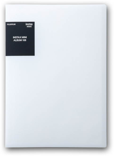 FUJIFILM instax mini 相簿 拍立得照片收納冊, 透明, 108