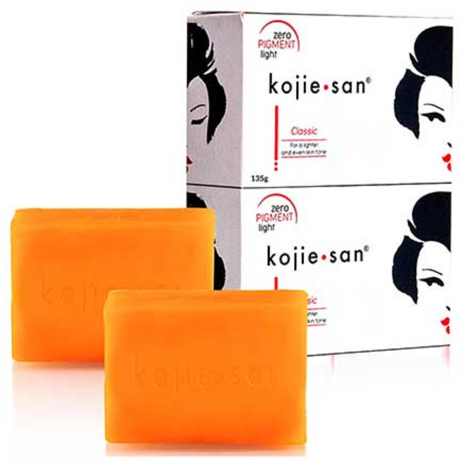 Kojie san -skin lightening soap 2 bars 코지산 비누 스킨 라이트닝, 135g, 2개입