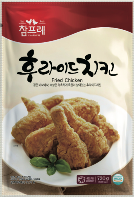 [먹고사는이야기] 참프레 후라이드치킨 720g, 2개