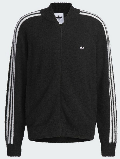 아디다스 ADIDAS 니트 슈퍼스타 트랙탑 - 블랙 KD9395