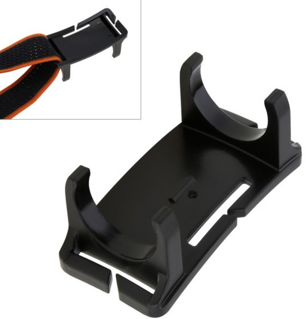 휴대용 LED 손전등 헤드라이트 브래킷 손전등 헤드 램프 토치 거치대, 1개