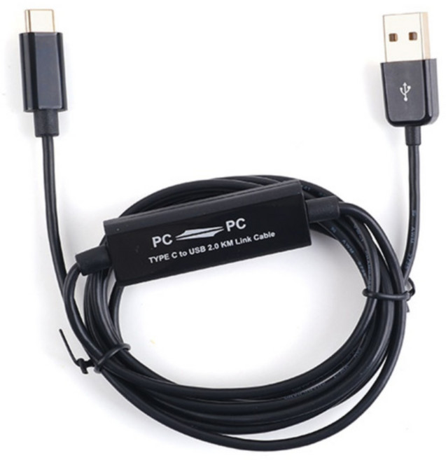 데이터공유 PC to Android USB KM LINK케이블(2M) DVI KVM IP 멀티 연장기, 1개