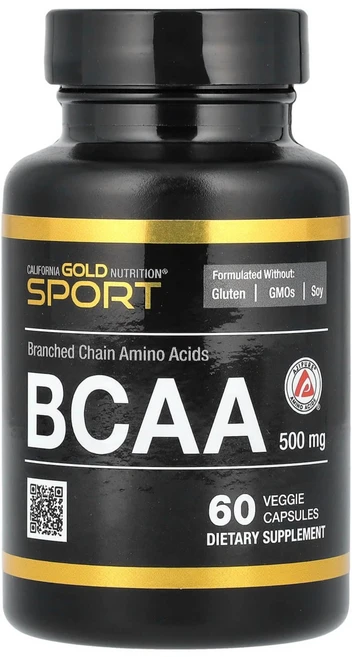 캘리포니아골드뉴트리션 BCAA 아지퓨어 500mg 식물성캡슐 60정 CGN-01127, 1개 - 쿠팡