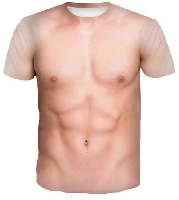 3D 근육맨 몸짱 티셔츠 파티 공연 머슬핏 SS910