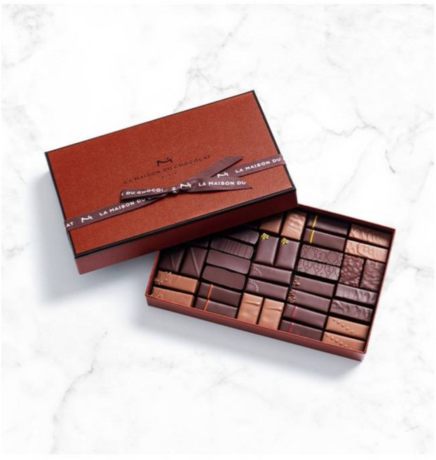 La Maison du Chocolat 라메종뒤쇼콜라 초콜릿박스 다크 & 밀크 초콜릿 40개, 1박스