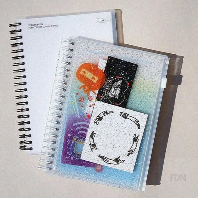 스티커보관파일 이형지 스티커북, 스타 더스트