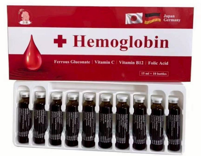 維億 Hemoglobin 大棗精華 特級加強版 血紅素鐵液 膠原蛋白 15ml 10入 SGS認證, 10個