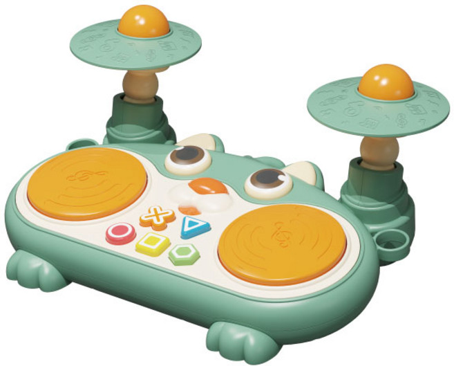 [토이앤토이] 햄스터드럼(멜로디악기), 1개, 그린