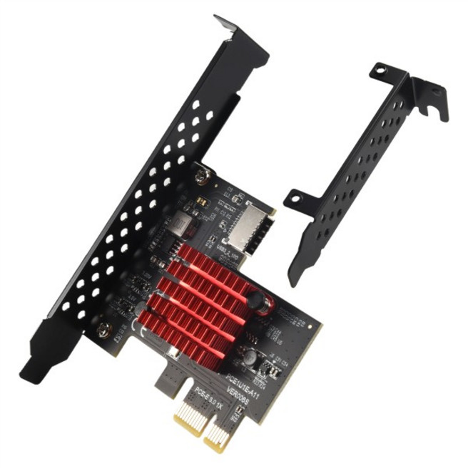 PCIE USB 3.1 GEN2 타입-E 확장 카드 윈도우 10/8 용 전면 패널 C 타입 커넥터 10Gbps PCI 익스프레스 3., 01 CHINA, 한개옵션1