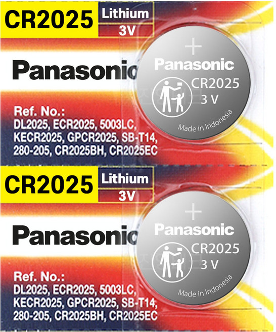 소니 3V 코인형 리튬 건전지 CR2025, 2개입, 1개