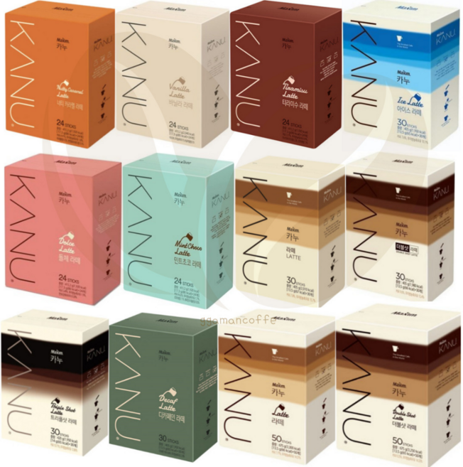 카누 라떼 24T 30T 50T 말차 티라미수 바닐라 디카페인 돌체 더블샷, 1개
